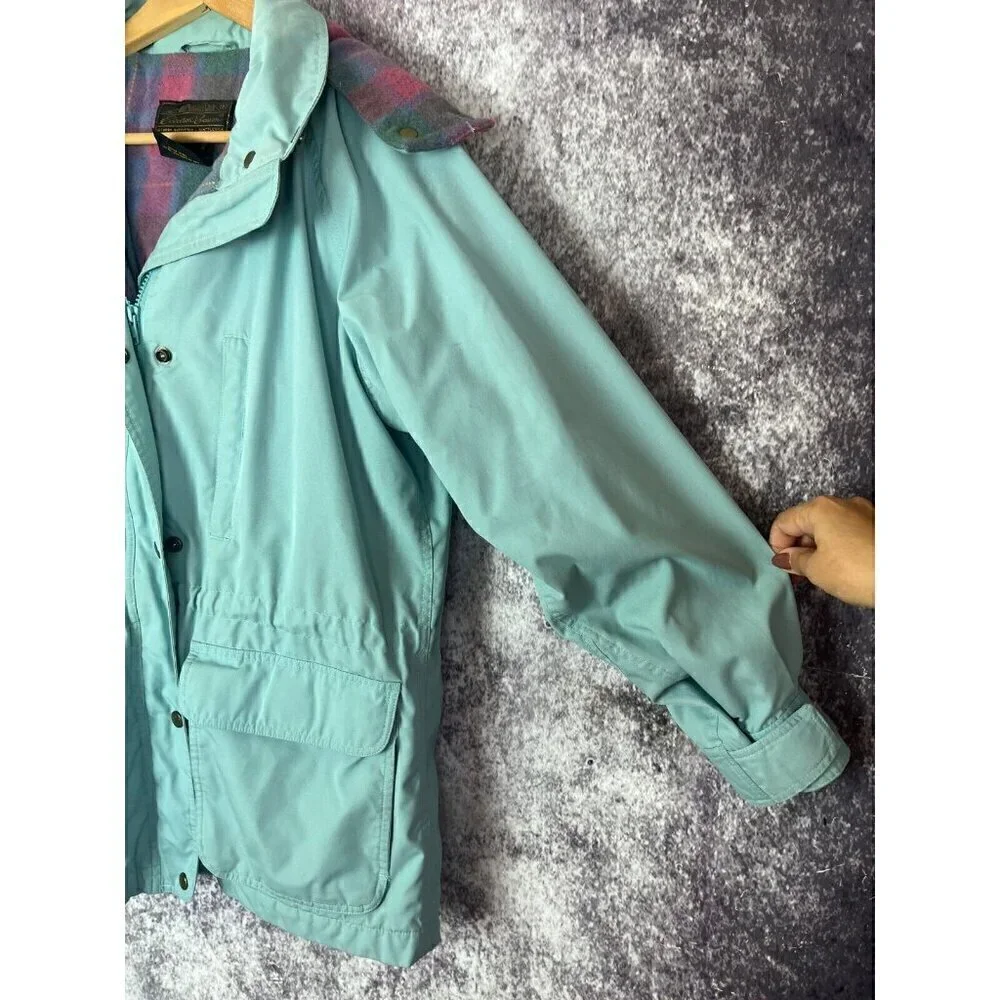 Vintage‎ Eddie Bauer Jacket Womens M Wool Lined Mountain Parka Barn Chore Ski